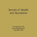 Secrets of Wealth and Abundance